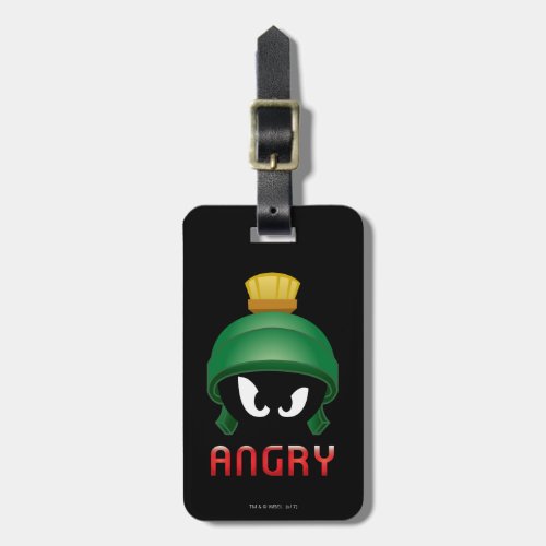 MARVIN THE MARTIANâ Angry Emoji Luggage Tag