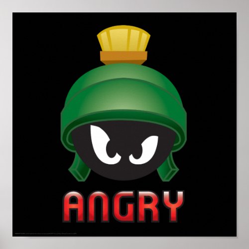 MARVIN THE MARTIAN Angry Emoji Poster