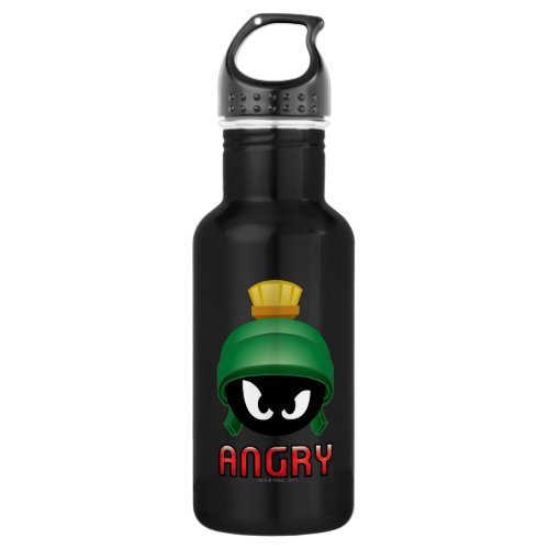 MARVIN THE MARTIANâ Angry Emoji Stainless Steel Water Bottle
