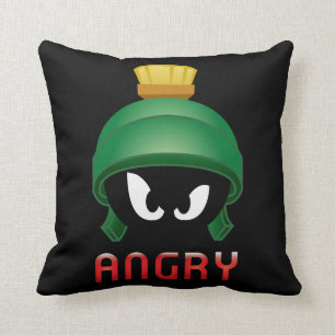 MARVIN THE MARTIAN™ Angry Emoji Throw Pillow