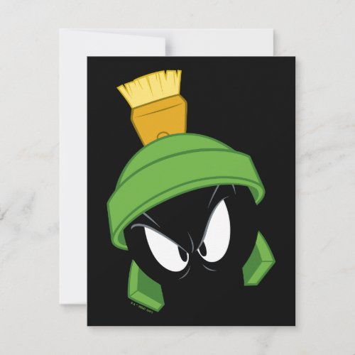 MARVIN THE MARTIAN Angry Face Note Card