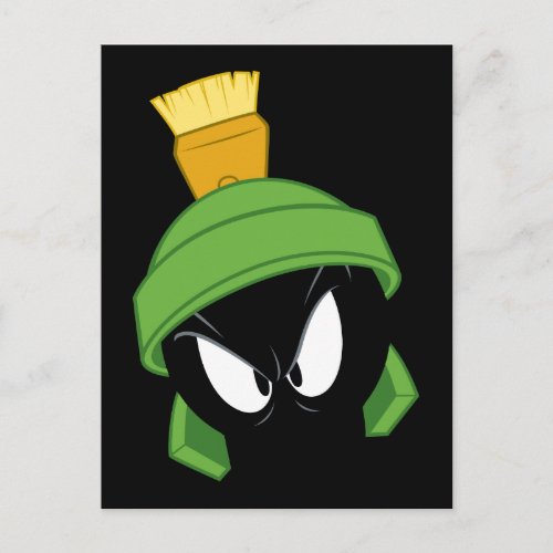 MARVIN THE MARTIAN Angry Face Postcard