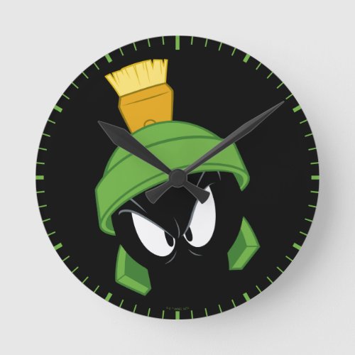 MARVIN THE MARTIAN Angry Face Round Clock
