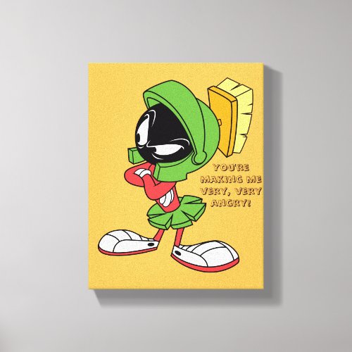 MARVIN THE MARTIANâ Annoyed Canvas Print