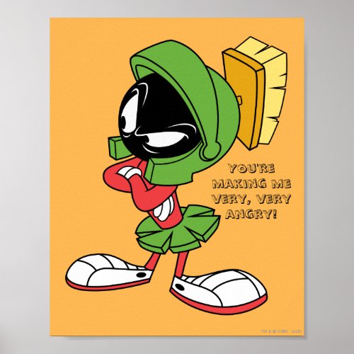 MARVIN THE MARTIAN Annoyed Poster