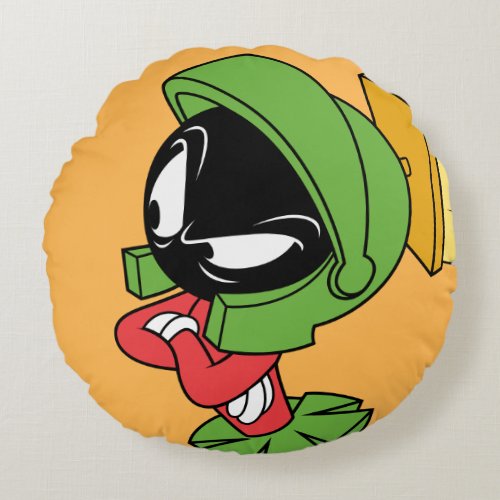MARVIN THE MARTIANâ Annoyed Round Pillow