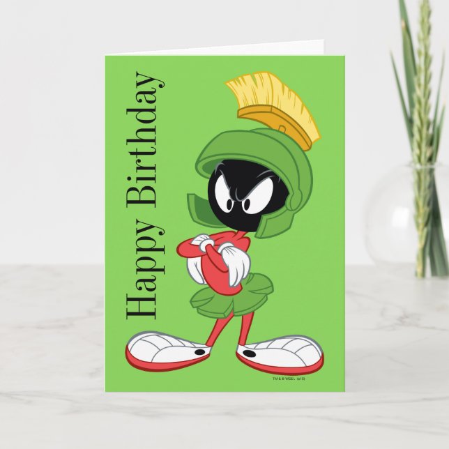 MARVIN THE MARTIAN™ | Arms Crossed Card (Front)