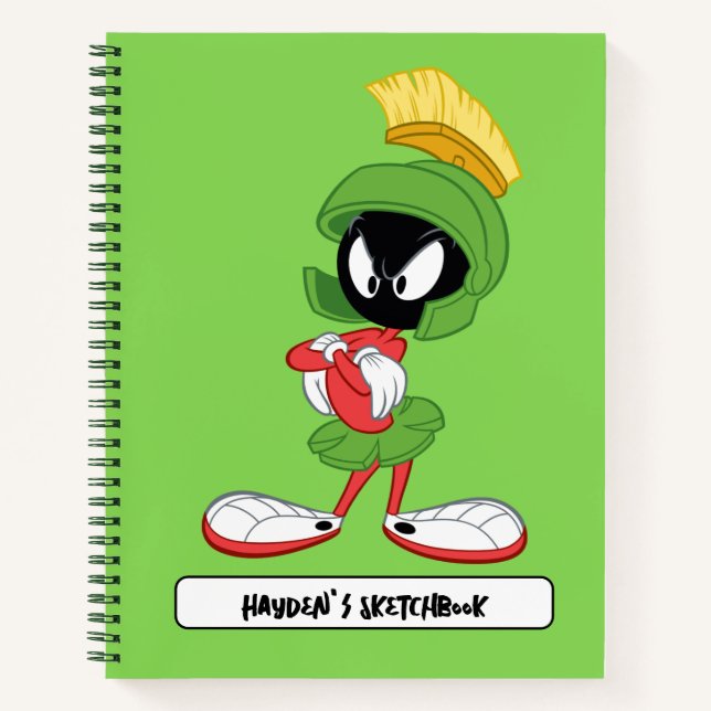 MARVIN THE MARTIAN™ | Arms Crossed Drawing Notebook (Front)