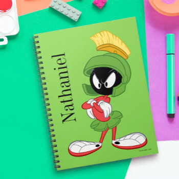 Marvin The Martian™ | Arms Crossed Notebook by looneytunes at Zazzle