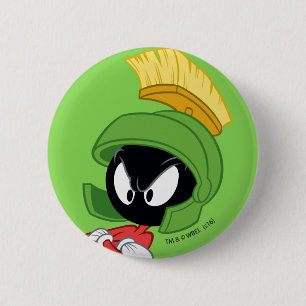 MARVIN THE MARTIAN™ Arms Crossed Pinback Button