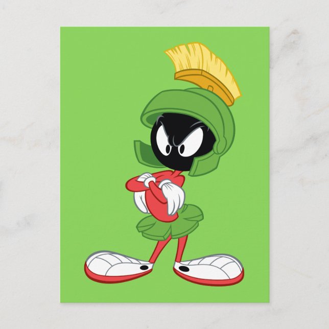 MARVIN THE MARTIAN™ | Arms Crossed Postcard (Front)
