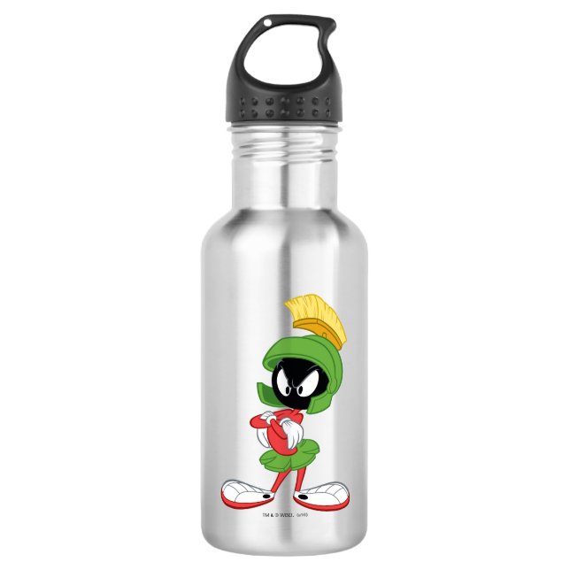 MARVIN THE MARTIAN™ | Arms Crossed Stainless Steel Water Bottle (Front)