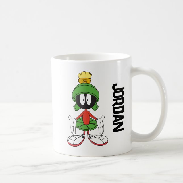 MARVIN THE MARTIAN™ Arms Open | Add Your Name Coffee Mug (Right)