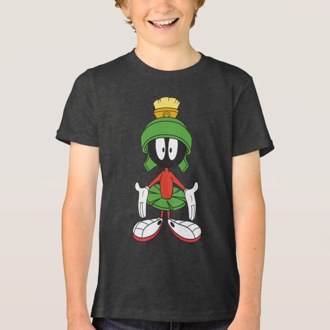 MARVIN THE MARTIAN™ Arms Open Tri-Blend Shirt (Front)