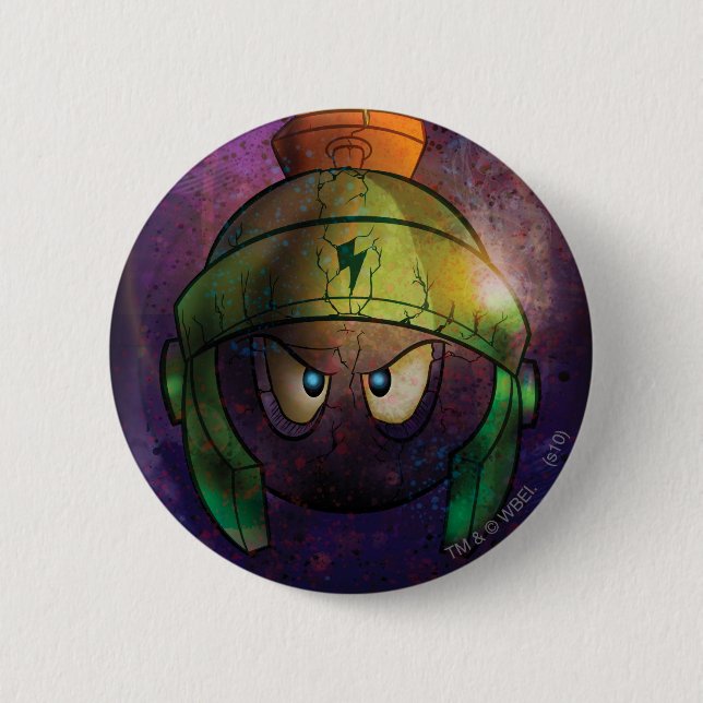 MARVIN THE MARTIAN™ Battle Hardened Button (Front)