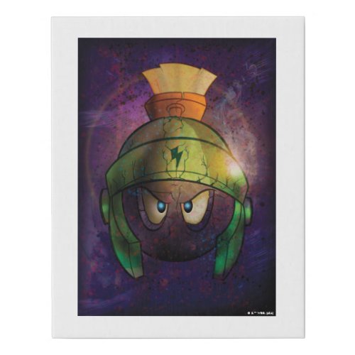 MARVIN THE MARTIAN Battle Hardened Faux Canvas Print