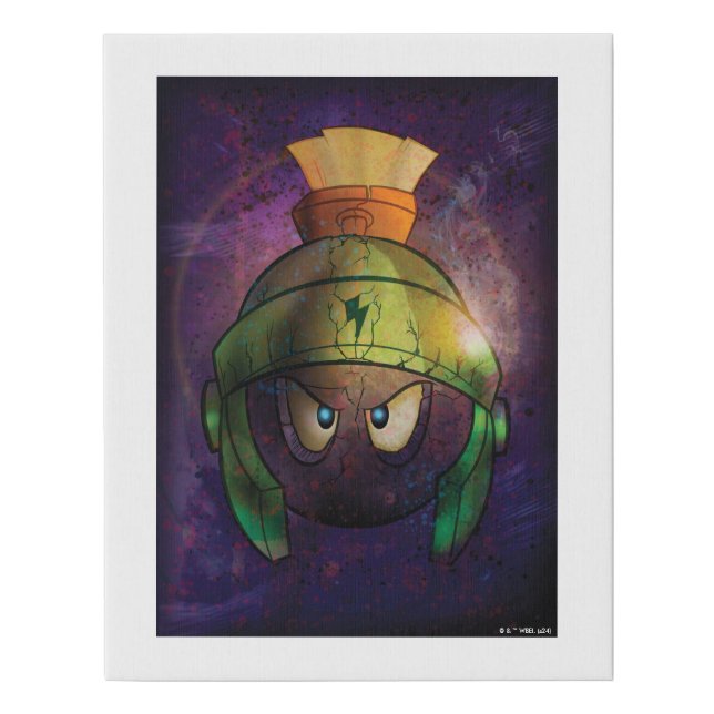 MARVIN THE MARTIAN™ Battle Hardened Faux Canvas Print (Front)