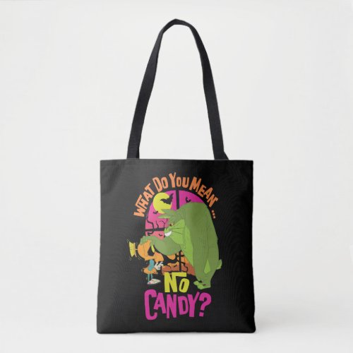 MARVIN THE MARTIAN  BUGS BUNNY No Candy Tote Bag