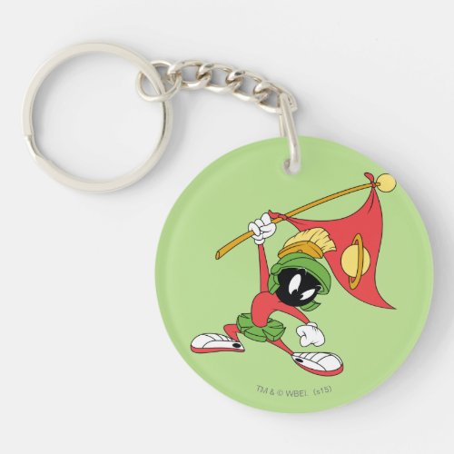 MARVIN THE MARTIANâ Claiming Planet Keychain