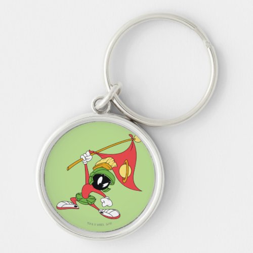 MARVIN THE MARTIAN Claiming Planet Keychain