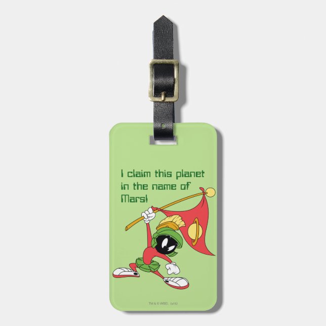 MARVIN THE MARTIAN™ Claiming Planet Luggage Tag (Front Vertical)
