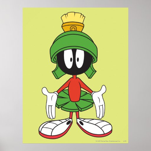 MARVIN THE MARTIAN™ Confused Poster | Zazzle