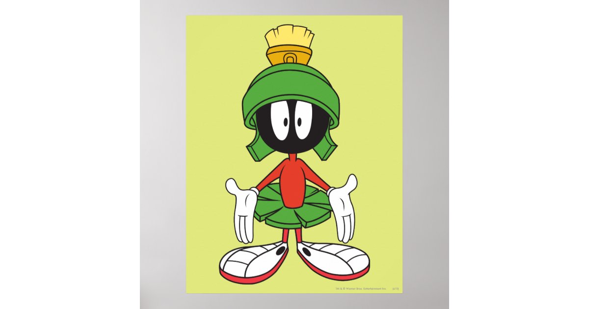 MARVIN THE MARTIAN™ Confused Poster | Zazzle