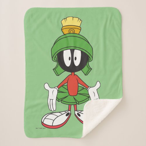 MARVIN THE MARTIANâ Confused Sherpa Blanket
