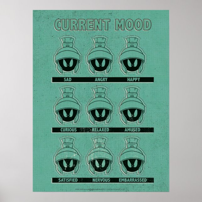 MARVIN THE MARTIAN™ Current Mood Chart (Front)