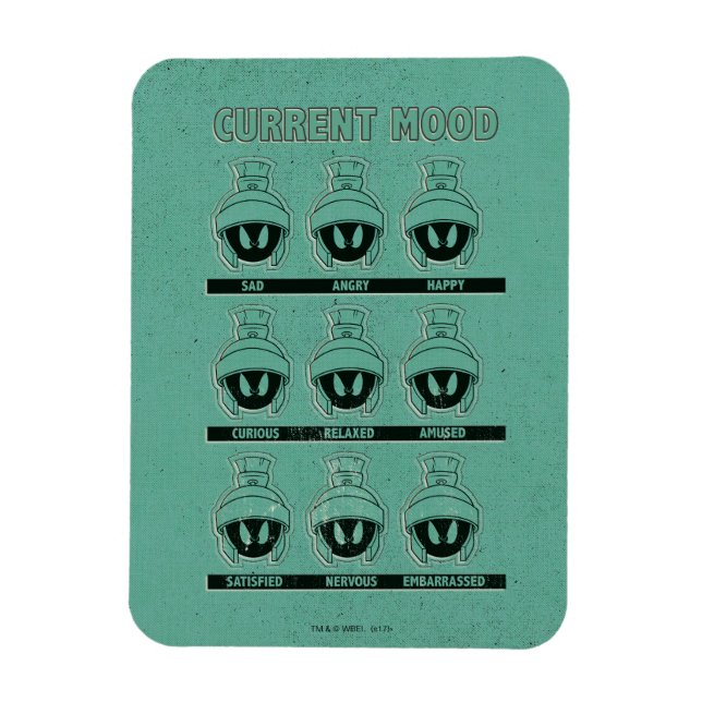 MARVIN THE MARTIAN™ Current Mood Chart Magnet (Vertical)