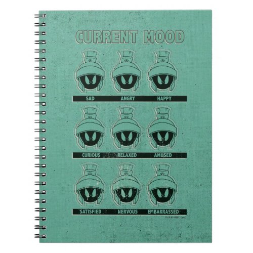 MARVIN THE MARTIAN Current Mood Chart Notebook