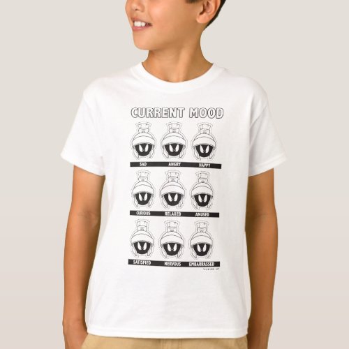 MARVIN THE MARTIANâ Current Mood Chart T_Shirt