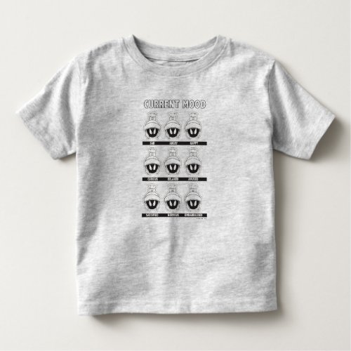 MARVIN THE MARTIANâ Current Mood Chart Toddler T_shirt