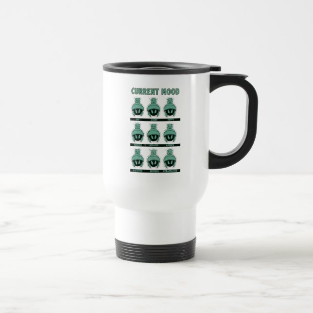 MARVIN THE MARTIAN™ Current Mood Chart Travel Mug (Right)