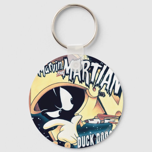 MARVIN THE MARTIAN™, DAFFY DUCK™ and Elmer Keychain (Front)