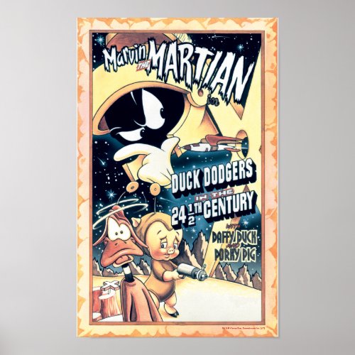 MARVIN THE MARTIANâ DAFFY DUCKâ and Porky Pig Poster