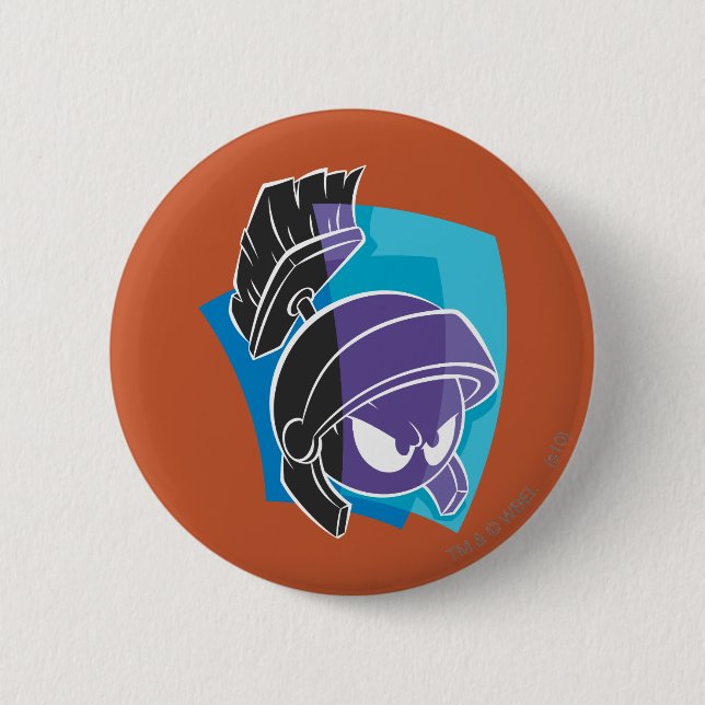 MARVIN THE MARTIAN™ Expressive 14 Pinback Button (Front)
