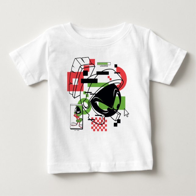 MARVIN THE MARTIAN™ Glitch Baby T-Shirt (Front)