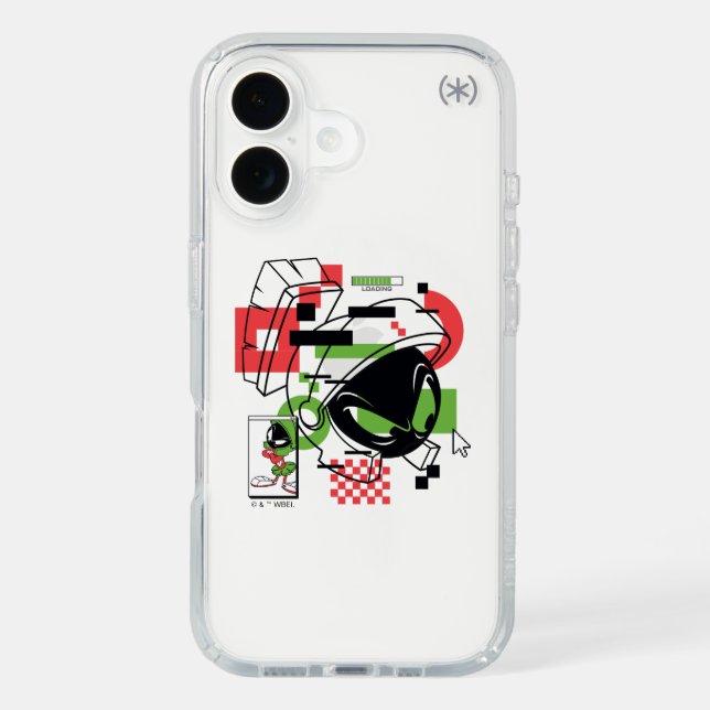 MARVIN THE MARTIAN™ Glitch Speck iPhone Case (Front)