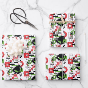 MARVIN THE MARTIAN™ Glitch Wrapping Paper Sheets