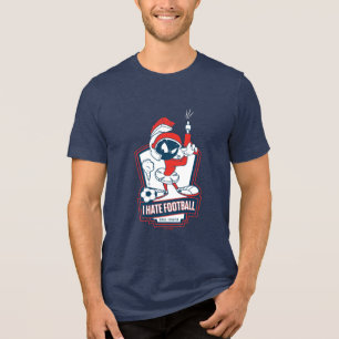 MARVIN THE MARTIAN™ "I Hate Football" Graphic Tri-Blend Shirt