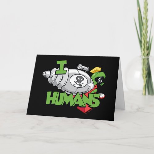 MARVIN THE MARTIAN I Laser Humans Card