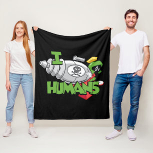 MARVIN THE MARTIAN™ I Laser Humans Fleece Blanket