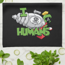MARVIN THE MARTIAN™ I Laser Humans Kitchen Towel