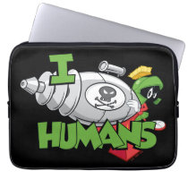 MARVIN THE MARTIAN™ I Laser Humans Laptop Sleeve
