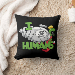MARVIN THE MARTIAN™ I Laser Humans Throw Pillow