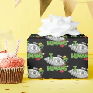 MARVIN THE MARTIAN™ I Laser Humans Wrapping Paper
