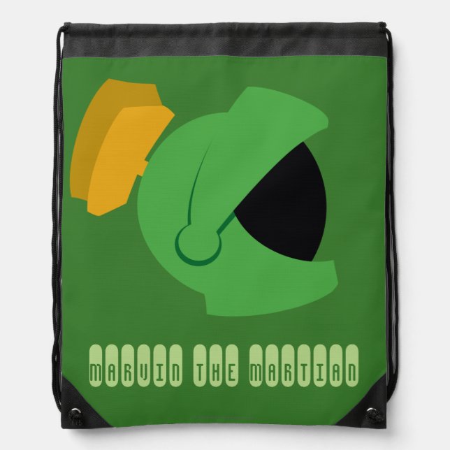 MARVIN THE MARTIAN™ Identity Drawstring Bag (Front)