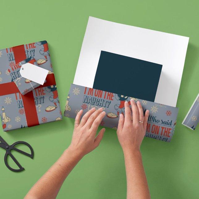 MARVIN THE MARTIAN™- I'm On The Naughty List? Wrapping Paper (Creator Uploaded)