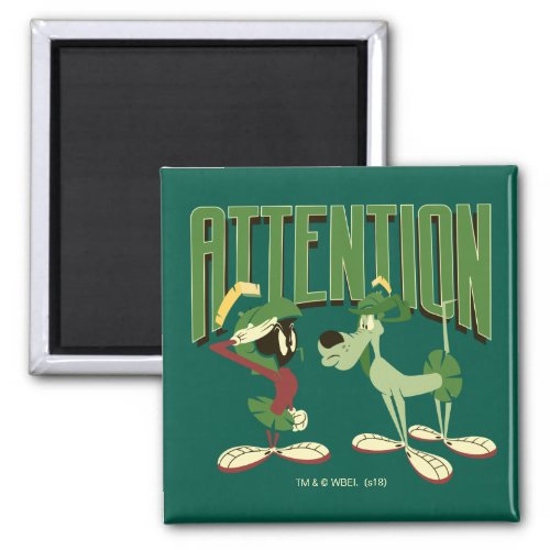 MARVIN THE MARTIAN  K_9 Attention Magnet